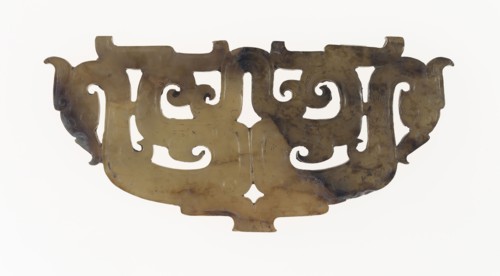 Dragon Pendant, Eastern Zhou dynasty, c. 770–256 B.C., c. 4th century B.C., China, Jade, 3.8 × 8.1