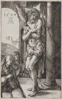 Man of Sorrows by the Column, frontispiece from The Engraved Passion, 1509, published 1513,