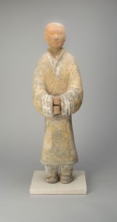 Female Attendant (Tomb Figurine), Western Han dynasty (206 B.C.–A.D. 9), c. 2nd century B.C.,