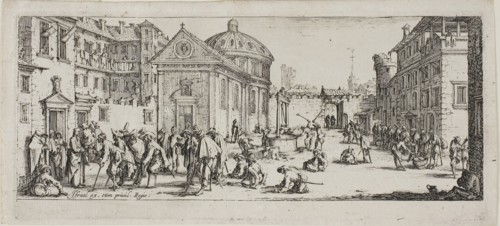 The Hospital, plate fifteen from The Miseries of War, n.d., Jacques Callot, French, 1592-1635,
