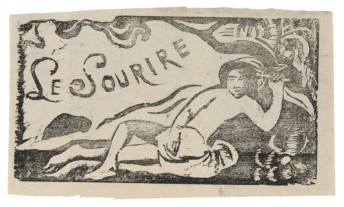 Tahitian Woman, headpiece for Le sourire, 1899/1900, Paul Gauguin, French, 1848-1903, France,