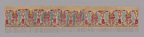 Panel (For a Bedcover), 17th century, Greece, Epirus Province or Ionian Islands, Greece, Linen,