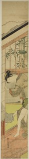 Man Pulling at a Woman’s Kimono, c. 1768/69, Suzuki Harunobu ?? ??, Japanese, 1725 (?)-1770, Japan,