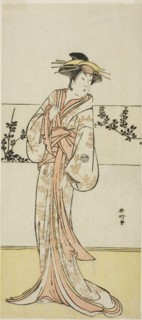 The Actor Segawa Kikunojo III, Possibly as the Courtesan Kojoro of Hakata, in the Play Chiyo no