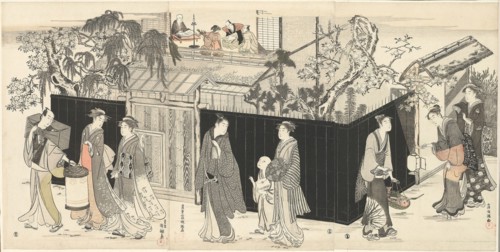 Returning from a Poetry Gathering, c. 1785/89, Kubo Shunman, Japanese, 1757–1820, Japan, Color