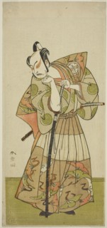 The Actor Nakamura Juzo II in an Unidentified Role, c. 1774, Katsukawa Shunsho ?? ??, Japanese,