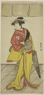 The Actor Iwai Hanshiro IV as Osuwa in the Play Koi no Yosuga Kanagaki Soga, Performed at the