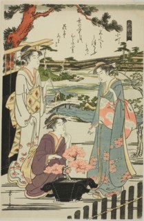 Komachi, from the series Six Immortal Poets (Rokkasen), c. 1789/90, Chobunsai Eishi, Japanese,