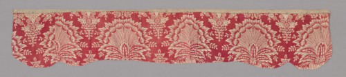Panel, c. 1830, France, Cotton, plain weave, block printed, 37.1 × 198 cm (14 5/8 × 77 7/8 in.)