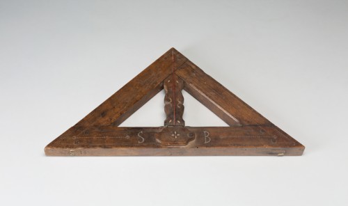 Square and Level, 17th century, Germany, Wood, 38.1 x 29.2 cm (15 in. x 11 1/2 in.)