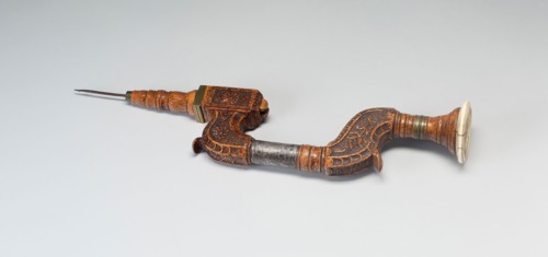 Borer, 1746, Germany, Wood, brass, and ivory, L. 42.6 cm (16 3/4 in.)