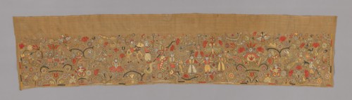 Incomplete Valance (For the Bed), 19th century, Greece, Crete, Crete, Cotton, plain weave,