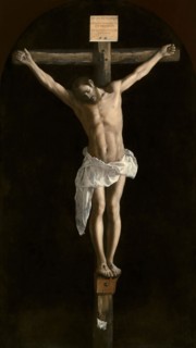 The Crucifixion, 1627, Francisco de Zurbarán, Spanish, 1598–1664, Spain, Oil on canvas, 290.3 × 165