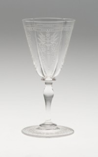 Wine Glass, 19th century, J. & L. Lobmeyr, Austrian, founded 1822, Vienna, Glass, clear and blown
