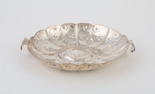 Sweetmeat Dish, 1631/32, London, England, Silver, 3.2 × 22.2 × 19.4 cm (1 1/4 × 8 3/4 × 7 5/8 in.)
