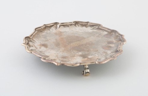 Waiter, 1738/39, Edward Feline, English, active 1720-53, London, England, London, Silver, 2.5 x 16