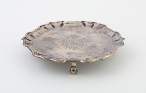 Waiter, 1738/39, Edward Feline, English, active 1720-53, London, England, London, Silver, 2.5 x 16