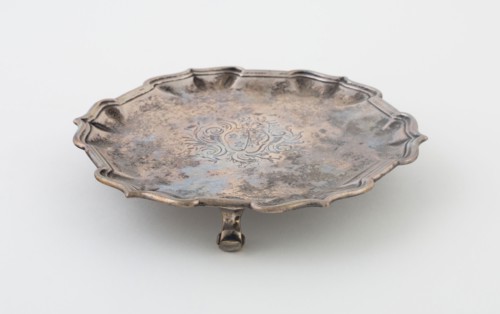 Waiter, 1738/39, Edward Feline, English, active 1720-53, London, England, London, Silver, 2.5 x 16