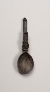 Spoon with Reclining Figure on Handle, A.D. 1450/1532, Possibly Inca, South coast or southern