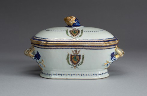 Tureen with Cover, c. 1787/90, China, Qianlong reign, Chinese, made for the American market, China,