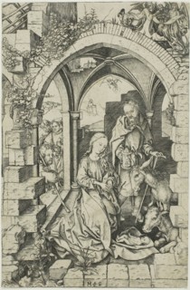 The Nativity, from Life of the Virgin, 1470/75, Martin Schongauer, German, c. 1450-1491, Germany,
