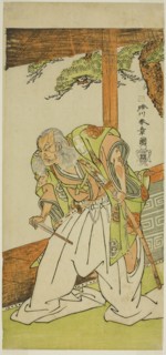 The Actor Otani Hiroemon III as Shinoda Jirodayu in the Play Keisei Momiji no Uchikake, Performed