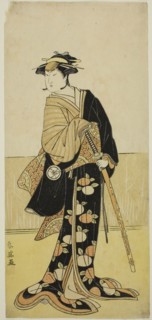 The Actor Iwai Hanshiro IV as Tonase (?) in the Play Kanadehon Chushingura (?), Performed at the