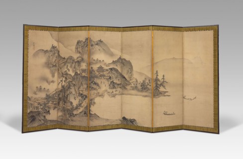 Landscape of the Four Seasons, c. 1560, Sesson Shukei, Japanese, c. 1490-after 1577, Japan,
