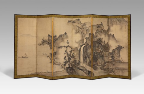 Landscape of the Four Seasons, c. 1560, Sesson Shukei c. 1490-after 1577, Japanese, Japan,