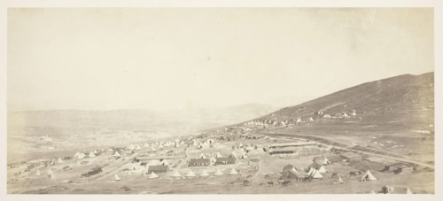 Camp of the 4th Light Dragoons, Officer’s Quarters, 1855, Roger Fenton, English, 1819–1869,