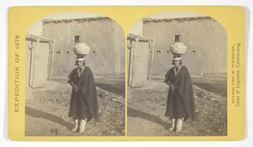Zuni Indian Girl, with water olla, 1873, Timothy O’Sullivan (American, born Ireland, 1840–1882),