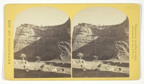Circle Walls, Cañon de Chelle. Here the Cañon bends from an easterly direction nearly due north,