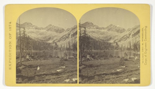 Alpine Lake, in the Cerro Blanco Mountains, Colorado. One of a group of ten lakes at the main head