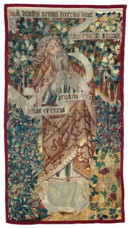 Elias (fragment) from The Transfiguration of Christ, 1460/70, Franco-Flemish, Flanders, Wool and