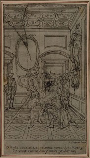 Study for Vignette-Frontispiece of Colle’s La Partie de Chasse de Henri IV, Act I, c. 1766, Hubert