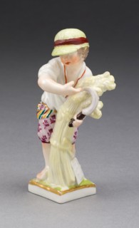 August, c. 1770, Germany, Berlin, Berlin, Hard-paste porcelain, polychrome enamels, and gilding, H.