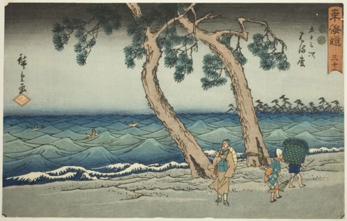 Hamamatsu—No. 30, from the series Fifty-three Stations of the Tokaido (Tokaido gojusan tsugi), also