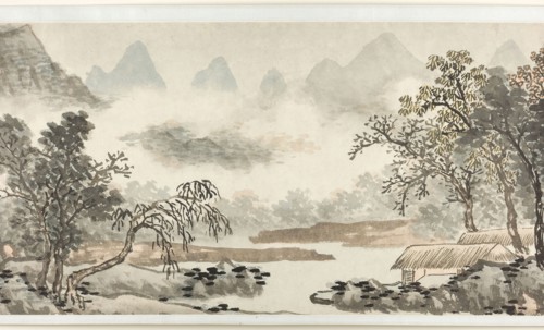 Clouds over the River before Rain, Ming dynasty (1369–1644), dated 1504, Shen Zhou, ??, Chinese,