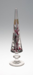 Two Mantelpiece Ornaments, 1845/70, Baccarat Glassworks, French, founded 1764, Lunéville, Glass