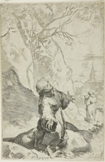 Saint Francis Receiving the Stigmata, c. 1581, Federico Barocci, Italian, 1526/28-1612, Italy,