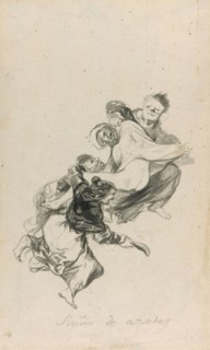 Dream of Flogging, 1801/03, Francisco José de Goya y Lucientes, Spanish, 1746-1828, Spain, Black
