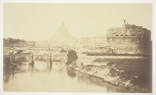 Untitled (bridge over Tiber River), c. 1857, Robert MacPherson, Scottish, 1811–1872, Scotland,