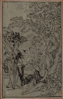 Study for the Vignette of Lucretius’s De la Nature des Choses, Vol. II, Book V, c. 1768, Hubert