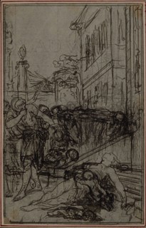 Study for the Vignette of Lucretius’s De la Nature des Choses, Vol. II, Book VI, c. 1768, Hubert