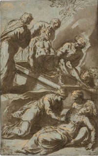The Entombment of Christ, 1595/1600, Jacopo Negretti, called Palma il Giovane, Italian, c.