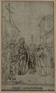 Study for an illustration in Tacitus Tibère, ou Les Six Premiers Livres des Annales, Book III, Vol.