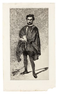 The Tragic Actor (Rouvière in the role of Hamlet), 1865–66, Édouard Manet, French, 1832-1883,