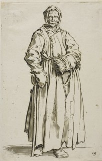 The One-Eyed Woman, plate fifteen from The Beggars, c. 1622, Jacques Callot, French, 1592-1635,