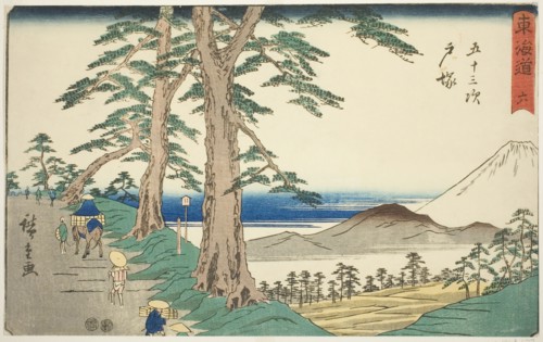 Totsuka—No. 6, from the series Fifty-three Stations of the Tokaido (Tokaido gojusan tsugi), also