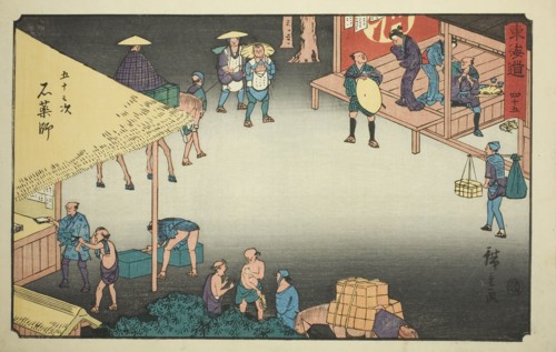 Ishiyakushi—No. 45, from the series Fifty-three Stations of the Tokaido (Tokaido gojusan tsugi),